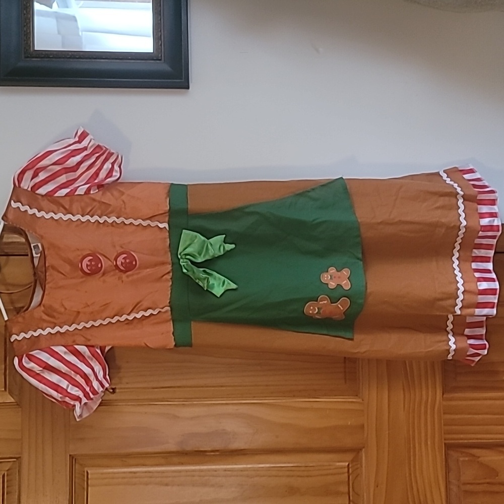 Girl gingerbread costume size XL